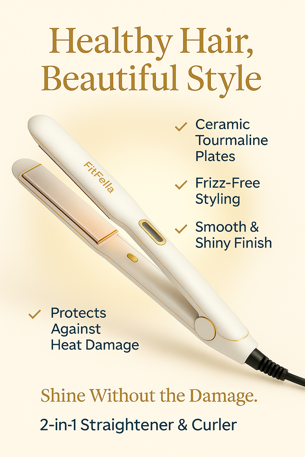Fit Fella™|Hydro Ion Straightener